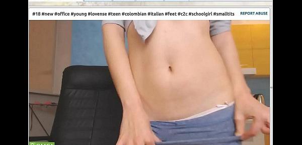 slim teens dance on cam [Sunny rosy]